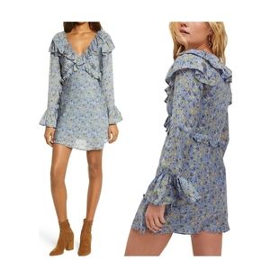 Free People Sweetest Thing Long Sleeve mididress